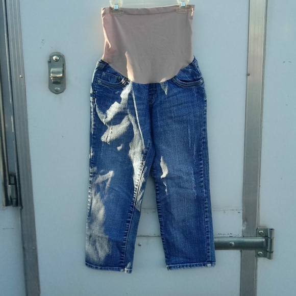 Get Used by Lexi Maternity Capri jean size Small - Picture 2 of 12